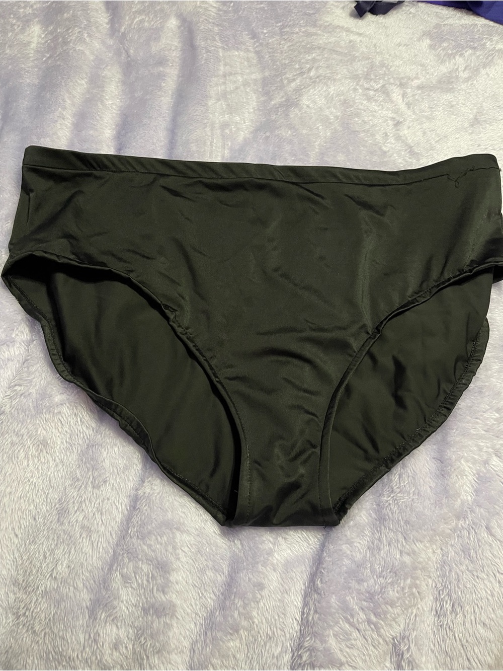Women’s Black Swim Brief Bottoms.  Size 16